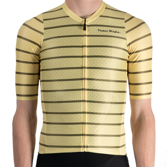 Pedal Mafia Jersey Artist Series - Amarillo / Verde Olivo